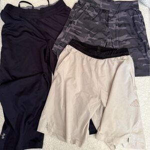 Adidas and Under Armour Shorts/Pants Set. Size Medium.